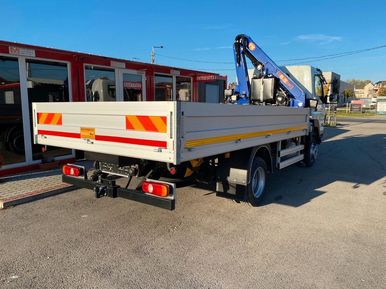 Pritsche Transporter Mitsubishi FUSO CANTER 6C18 4WD PRITSCHE+PM 6522P KRAN: das Bild 17