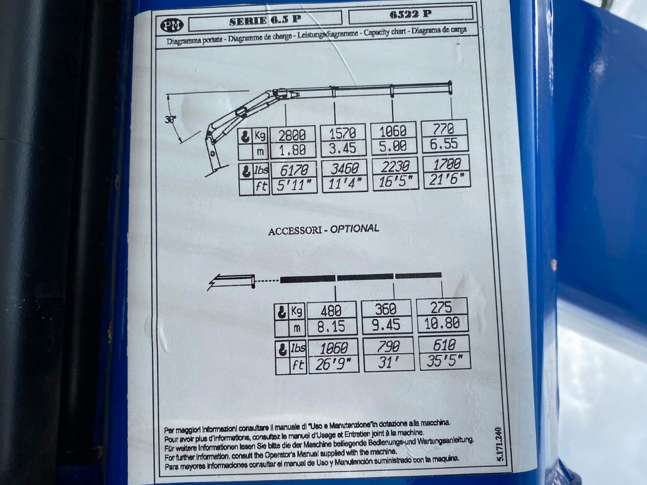 Pritsche Transporter Mitsubishi FUSO CANTER 6C18 4WD PRITSCHE+PM 6522P KRAN: das Bild 21