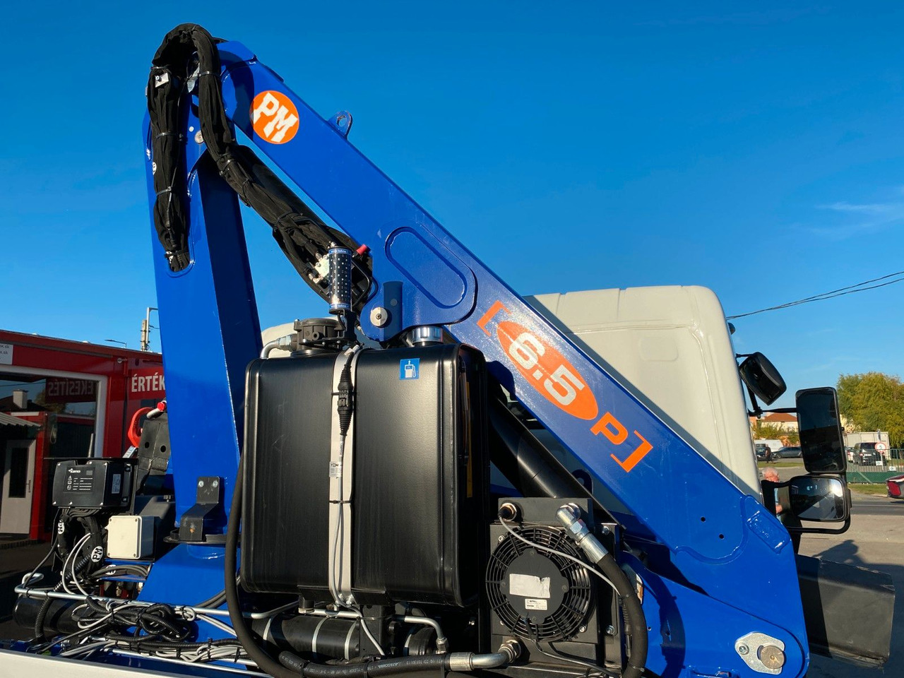 Pritsche Transporter Mitsubishi FUSO CANTER 6C18 4WD PRITSCHE+PM 6522P KRAN: das Bild 19