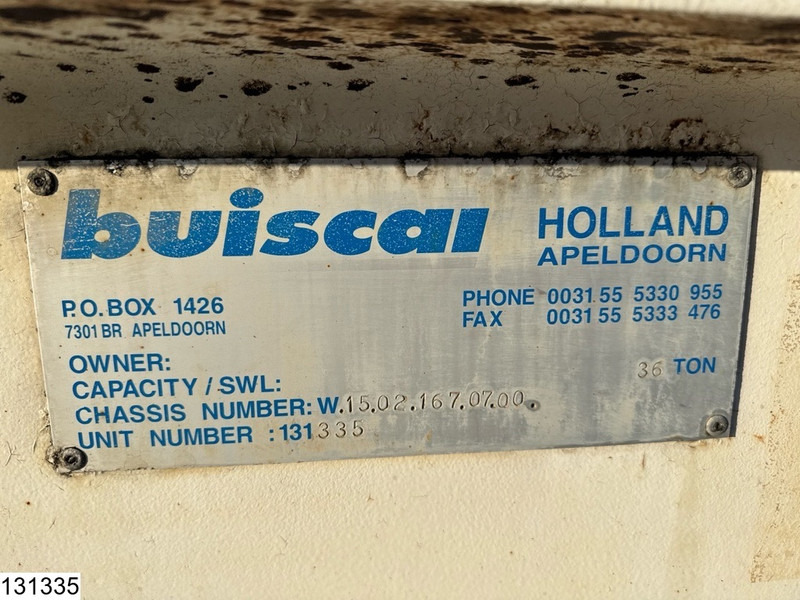 Container/ Wechselfahrgestell Auflieger Buiscar HD36 10ft, 20ft, 30ft, 36.000KG: das Bild 7