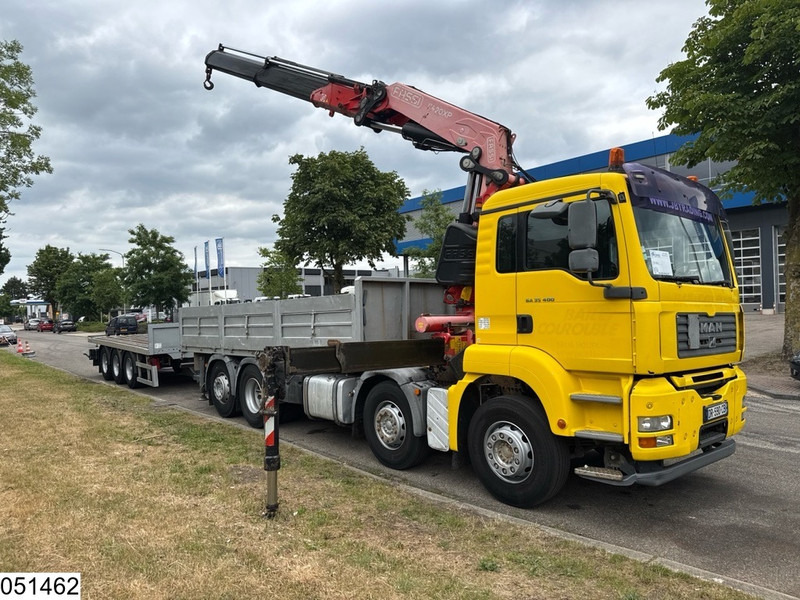 MAN TGA 35 400 8x2, Handgeschakeld, Fassi, Remote, Combi - Pritsche LKW, Autokran: das Bild 2 MAN TGA 35 400 8x2, Handgeschakeld, Fassi, Remote, Combi - Pritsche LKW, Autokran: das Bild 2