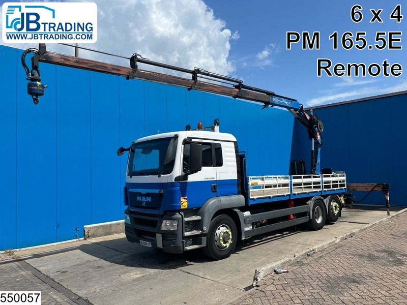 MAN TGS 26 360 6x4, EURO 5, PM, Remote, Hydrodrive - Pritsche LKW, Autokran: das Bild 1 MAN TGS 26 360 6x4, EURO 5, PM, Remote, Hydrodrive - Pritsche LKW, Autokran: das Bild 1