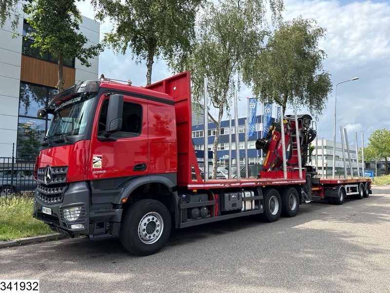 Mercedes-Benz Arocs 3353 6x4, EURO 6, Rertarder, Kesla, Combi - Holztransporter, Autokran: das Bild 2 Mercedes-Benz Arocs 3353 6x4, EURO 6, Rertarder, Kesla, Combi - Holztransporter, Autokran: das Bild 2