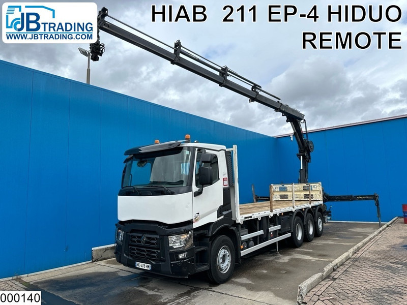 Renault C 430 8X4, EURO 6, HIAB, Remote - Pritsche LKW, Autokran: das Bild 1 Renault C 430 8X4, EURO 6, HIAB, Remote - Pritsche LKW, Autokran: das Bild 1