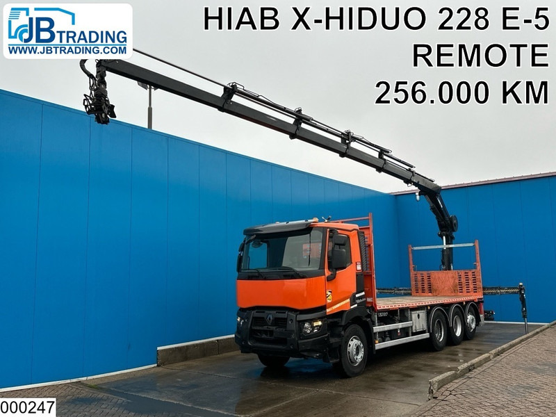 Renault C 430 8X4, EURO 6, HIAB, X-HIDUO 228 E-5 - Pritsche LKW, Autokran: das Bild 1 Renault C 430 8X4, EURO 6, HIAB, X-HIDUO 228 E-5 - Pritsche LKW, Autokran: das Bild 1