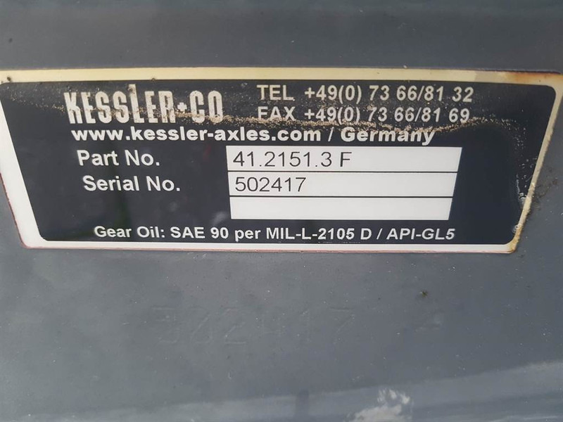 Fuchs MHL320-Kessler+CO 41.2151.3F-Terex 5435661010-Axle - Leasing Fuchs MHL320-Kessler+CO 41.2151.3F-Terex 5435661010-Axle: das Bild 6