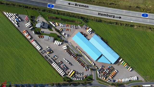 Container/ Wechselfahrgestell Anhänger Krone ZZ18 XF0 eLE10 Box Carrier - Luft - BPW Achsen: das Bild 6