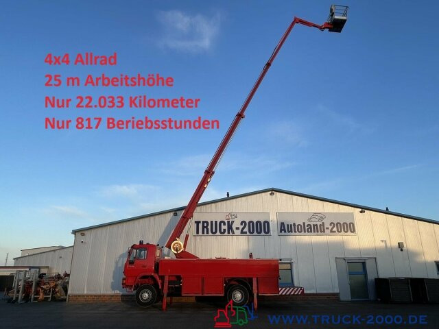 MAN 18.280 4x4 25m Höhe Montage-Dach-Solar nur 22TKM - LKW mit Arbeitsbühne: das Bild 1 MAN 18.280 4x4 25m Höhe Montage-Dach-Solar nur 22TKM - LKW mit Arbeitsbühne: das Bild 1