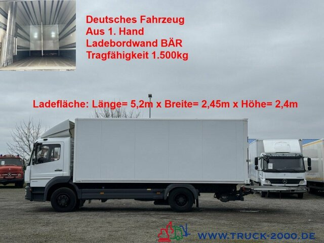 Mercedes-Benz Atego 1524 Koffer LBW BÄR 1.500 kg Kamera Klima - Koffer LKW: das Bild 1 Mercedes-Benz Atego 1524 Koffer LBW BÄR 1.500 kg Kamera Klima - Koffer LKW: das Bild 1