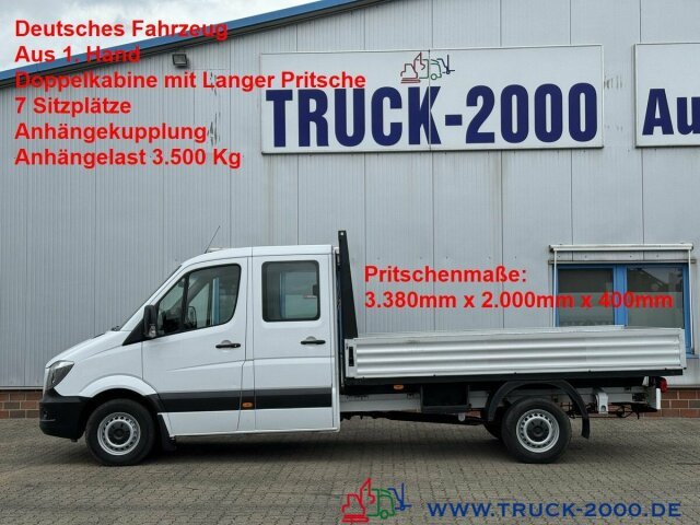 Mercedes-Benz Sprinter 316 CDI DoKa 7 Sitze AHK 3.500 Kg - Pritsche Transporter, Transporter mit Doppelkabine: das Bild 1 Mercedes-Benz Sprinter 316 CDI DoKa 7 Sitze AHK 3.500 Kg - Pritsche Transporter, Transporter mit Doppelkabine: das Bild 1