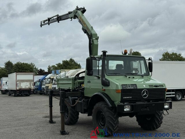 Unimog U 1400 Kran PK 7000B Kran 5+6 Steuerkreis + AHK - Transporter: das Bild 2 Unimog U 1400 Kran PK 7000B Kran 5+6 Steuerkreis + AHK - Transporter: das Bild 2
