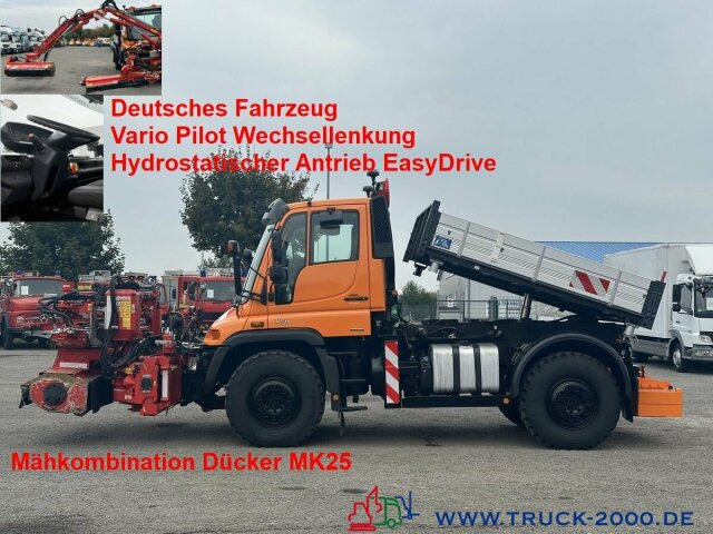 Unimog U 500 Vario Pilot EasyDrive Mähkombi Dücker MK25 - Kipper: das Bild 1 Unimog U 500 Vario Pilot EasyDrive Mähkombi Dücker MK25 - Kipper: das Bild 1