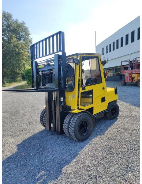 Gabelstapler Hyster Forklift free lift / triple / side shift H60XM: das Bild 6