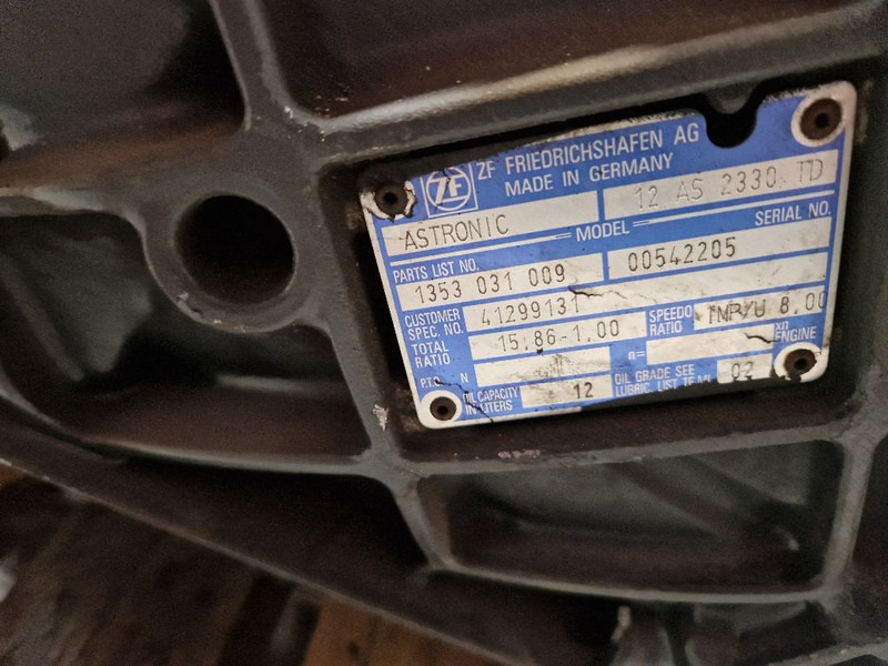 ZF ASTRONIC 12AS2330 TD - Getriebe: das Bild 3 ZF ASTRONIC 12AS2330 TD - Getriebe: das Bild 3