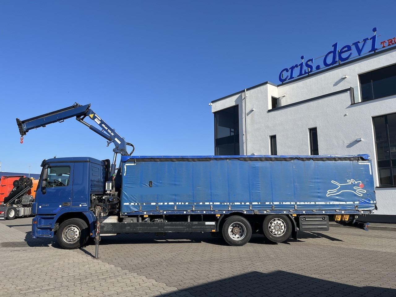 Mercedes-Benz 2541 6x2 Atlas 135.2E Pritsche 8,20 m Ausziehbar - Plane LKW, Autokran: das Bild 5 Mercedes-Benz 2541 6x2 Atlas 135.2E Pritsche 8,20 m Ausziehbar - Plane LKW, Autokran: das Bild 5