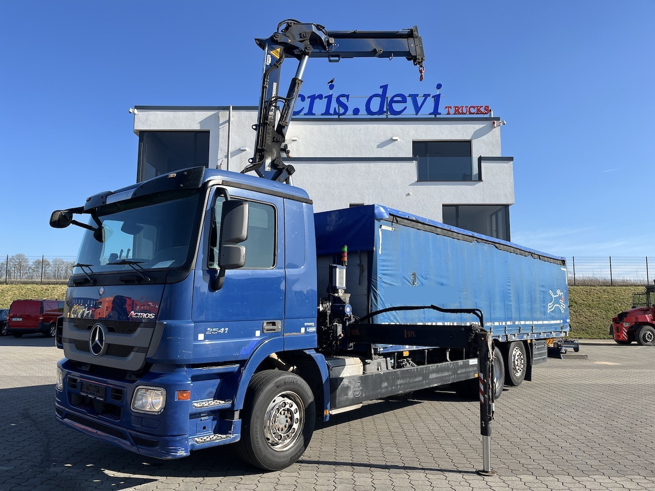 Mercedes-Benz 2541 6x2 Atlas 135.2E Pritsche 8,20 m Ausziehbar - Plane LKW, Autokran: das Bild 1 Mercedes-Benz 2541 6x2 Atlas 135.2E Pritsche 8,20 m Ausziehbar - Plane LKW, Autokran: das Bild 1