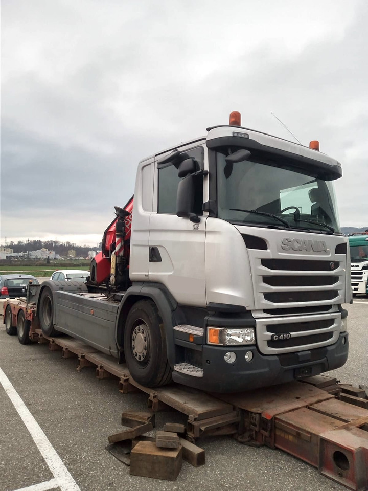 Scania G410 4x2 SZM Kran Fassi F235 Motorschaden - Sattelzugmaschine: das Bild 2 Scania G410 4x2 SZM Kran Fassi F235 Motorschaden - Sattelzugmaschine: das Bild 2