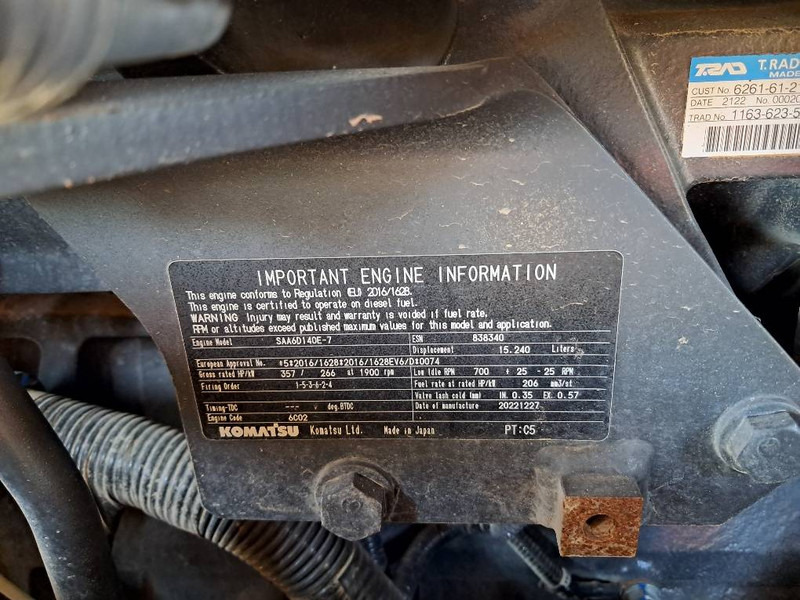 Komatsu WA500-8E0 - Radlader: das Bild 5 Komatsu WA500-8E0 - Radlader: das Bild 5