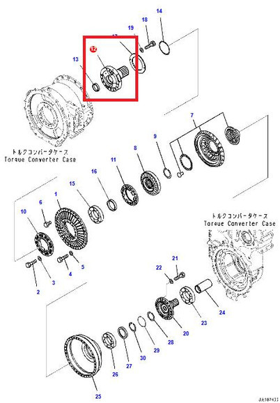 Komatsu WA800-8 SHAFT 42C-13-22520 - Getriebe für Baumaschine: das Bild 2 Komatsu WA800-8 SHAFT 42C-13-22520 - Getriebe für Baumaschine: das Bild 2