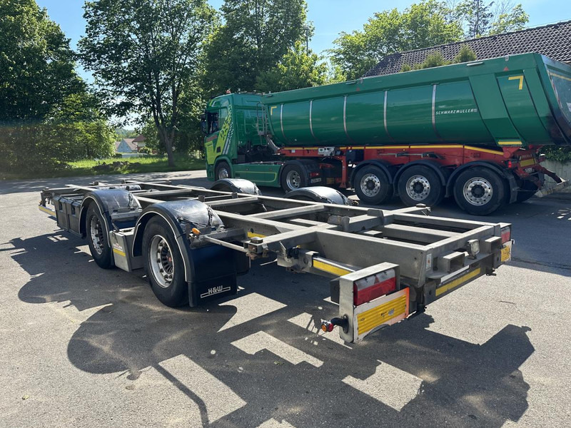 H&W 4 x Tandem Lafette MEGA verzinkt Mitnahmestapl. 7. 3 x Tandem Lafette MEGA verzinkt Mitnahmestapl. 7.82 m - Container/ Wechselfahrgestell Anhänger: das Bild 4 H&W 4 x Tandem Lafette MEGA verzinkt Mitnahmestapl. 7. 3 x Tandem Lafette MEGA verzinkt Mitnahmestapl. 7.82 m - Container/ Wechselfahrgestell Anhänger: das Bild 4