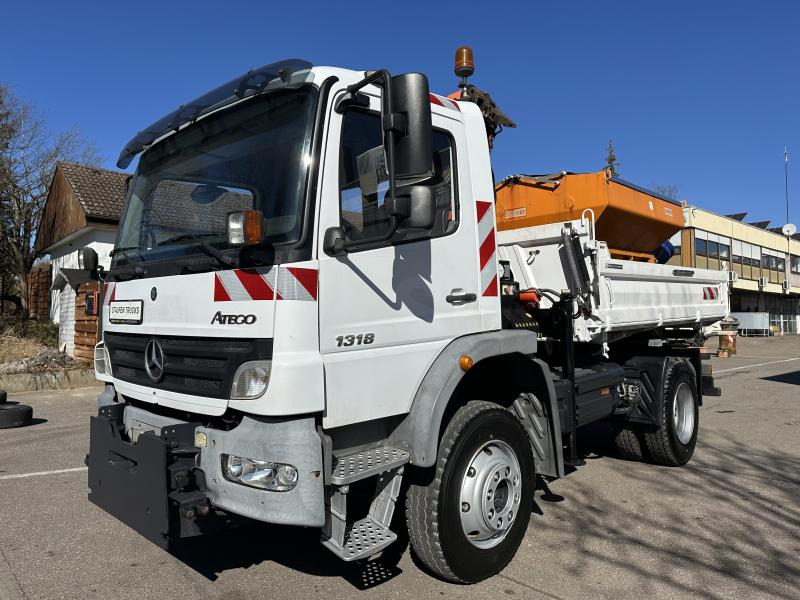 Mercedes 5 x Atego 1318 AK Allrad Kran Palfinger 7001 - Kipper: das Bild 4 Mercedes 5 x Atego 1318 AK Allrad Kran Palfinger 7001 - Kipper: das Bild 4