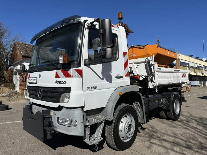 Mercedes-Benz Atego 1318 5 x AK Allrad Kran Palfinger 7001 - Kipper, Autokran: das Bild 4 Mercedes-Benz Atego 1318 5 x AK Allrad Kran Palfinger 7001 - Kipper, Autokran: das Bild 4