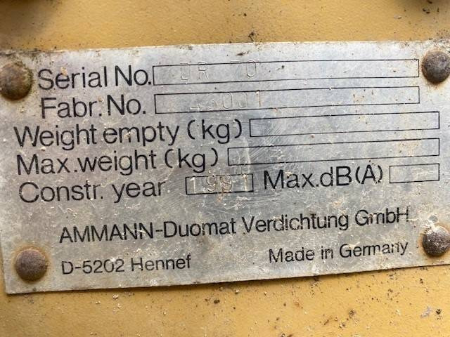 Ammann DR 70 (12005454) - Walzen: das Bild 2 Ammann DR 70 (12005454) - Walzen: das Bild 2
