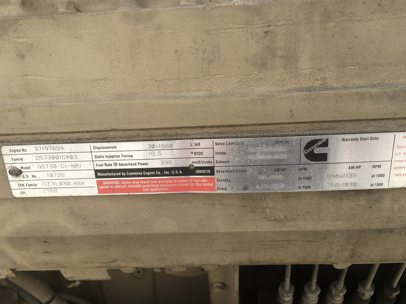 Cummins QST30 USED - Baumaschine: das Bild 5 Cummins QST30 USED - Baumaschine: das Bild 5