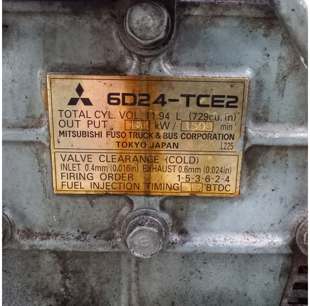 Mitsubishi 6D24 TC USED - Baumaschine: das Bild 4 Mitsubishi 6D24 TC USED - Baumaschine: das Bild 4