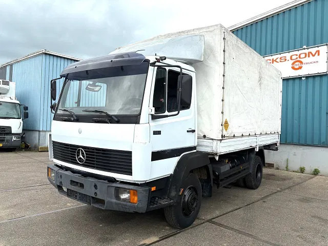 Mercedes-Benz LK 914 (6-CILINDER) WITH TENT BOX (MANUAL GEARBOX / FULL STEEL SUSPENSION / LOADING PLATFORM) - Plane LKW: das Bild 1 Mercedes-Benz LK 914 (6-CILINDER) WITH TENT BOX (MANUAL GEARBOX / FULL STEEL SUSPENSION / LOADING PLATFORM) - Plane LKW: das Bild 1