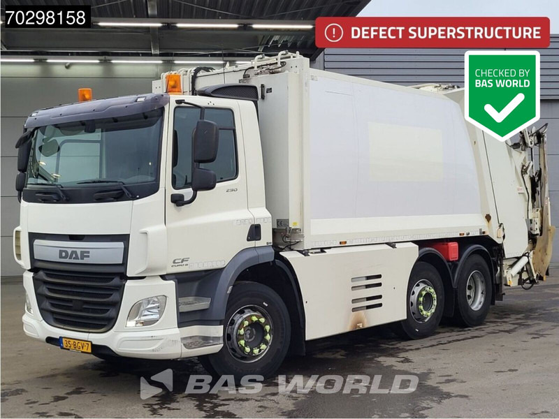 DAF CF 290 6X2 NL-Truck Haller Medim DEFECT! superstructure Lift+Steering Axle ACC Euro 6 - Müllwagen: das Bild 1 DAF CF 290 6X2 NL-Truck Haller Medim DEFECT! superstructure Lift+Steering Axle ACC Euro 6 - Müllwagen: das Bild 1