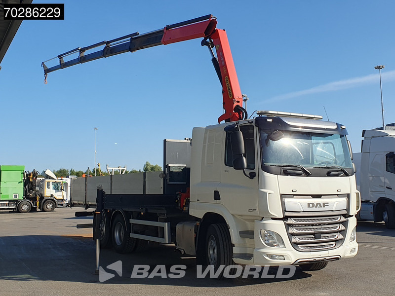 DAF CF 370 CF 6X2 Palfinger PK19.001 SLD D Kran Crane ACC Lift+lenkasche Euro 6 - Pritsche LKW, Autokran: das Bild 3 DAF CF 370 CF 6X2 Palfinger PK19.001 SLD D Kran Crane ACC Lift+lenkasche Euro 6 - Pritsche LKW, Autokran: das Bild 3
