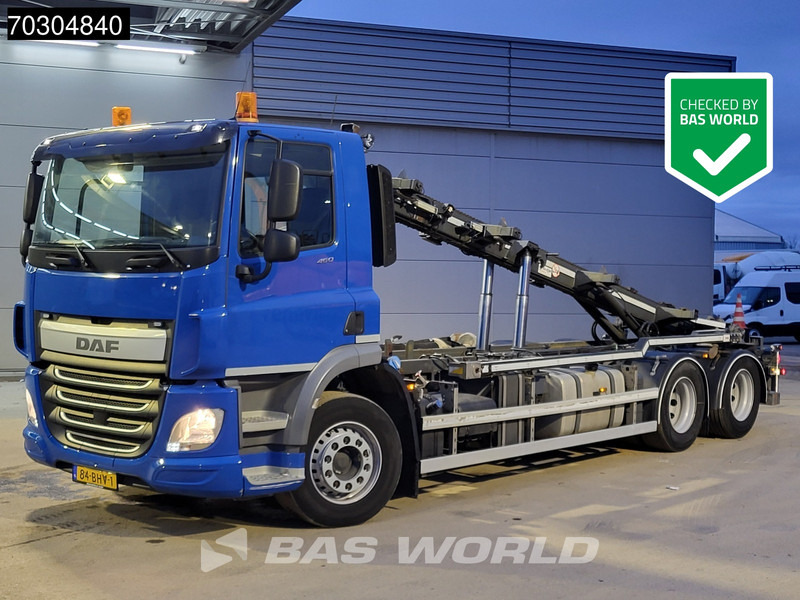 DAF CF 440 6X2 NL-Truck APK ACC Liftachse 28T Trans-Com chainlift Euro 6 - Seil Abrollkipper: das Bild 1 DAF CF 440 6X2 NL-Truck APK ACC Liftachse 28T Trans-Com chainlift Euro 6 - Seil Abrollkipper: das Bild 1