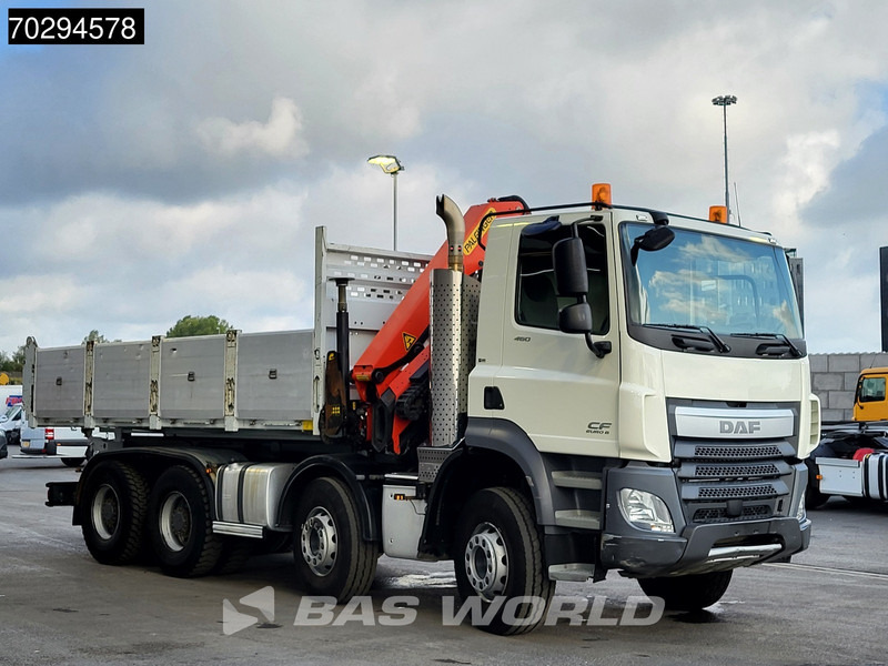 DAF CF 460 8X4 Palfinger PK18002 EH Crane tipper Retarder Big-Axle Steelsuspension Manual - Kipper, Autokran: das Bild 3 DAF CF 460 8X4 Palfinger PK18002 EH Crane tipper Retarder Big-Axle Steelsuspension Manual - Kipper, Autokran: das Bild 3