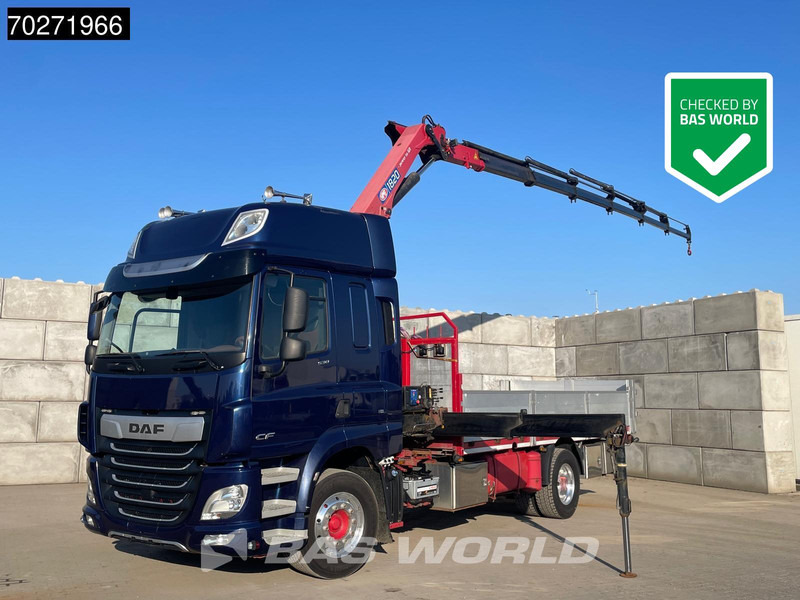 DAF CF 530 4X2 HMF 1820-RC Kran Crane Retarder Space cab Euro 6 - Pritsche LKW, Autokran: das Bild 1 DAF CF 530 4X2 HMF 1820-RC Kran Crane Retarder Space cab Euro 6 - Pritsche LKW, Autokran: das Bild 1