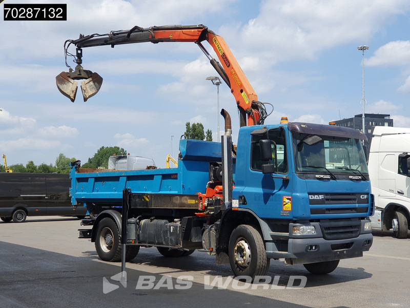 DAF CF75.310 4X2 Palfinger PK12000 Kran Crane 7m3 tipper Big-Axle Steelsuspension Euro 3 - Kipper, Autokran: das Bild 3 DAF CF75.310 4X2 Palfinger PK12000 Kran Crane 7m3 tipper Big-Axle Steelsuspension Euro 3 - Kipper, Autokran: das Bild 3