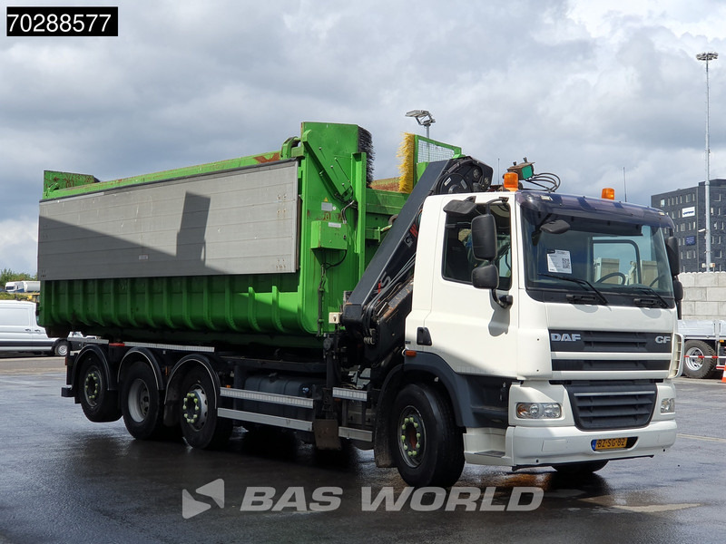 DAF CF85.360 8X2 NL-Truck HIAB 211 E-3 Hipro Crane + Hooklift Lift+steering Axle Automatic Euro 5 - Abrollkipper, Autokran: das Bild 3 DAF CF85.360 8X2 NL-Truck HIAB 211 E-3 Hipro Crane + Hooklift Lift+steering Axle Automatic Euro 5 - Abrollkipper, Autokran: das Bild 3