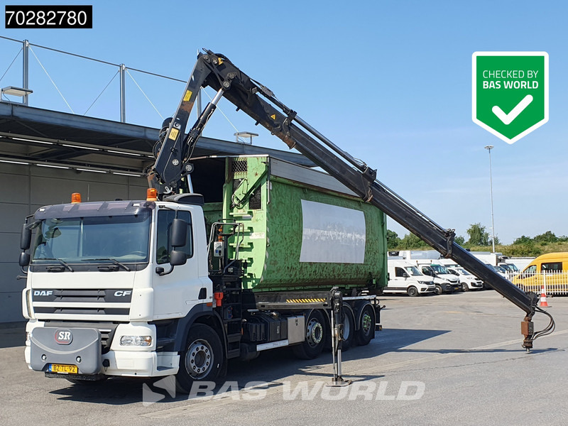 DAF CF85.360 8X2 NL-Truck Hiab 211 E-3 HIPRO Kran 21T Multilift Euro 5 - Abrollkipper, Autokran: das Bild 1 DAF CF85.360 8X2 NL-Truck Hiab 211 E-3 HIPRO Kran 21T Multilift Euro 5 - Abrollkipper, Autokran: das Bild 1