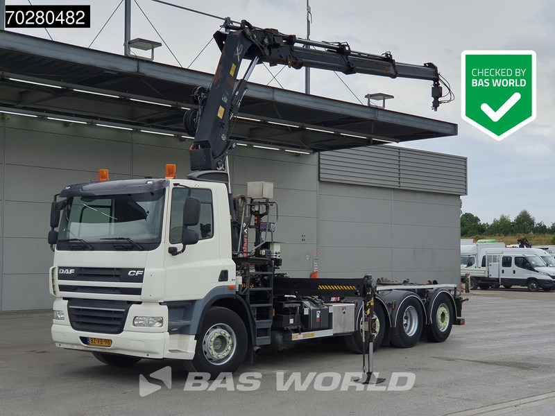 DAF CF85.360 8X2 NL-Truck Hiab 211 E-3 Hipro Kran 21tons Multilift Lift+steering Euro 5 - Abrollkipper, Autokran: das Bild 1 DAF CF85.360 8X2 NL-Truck Hiab 211 E-3 Hipro Kran 21tons Multilift Lift+steering Euro 5 - Abrollkipper, Autokran: das Bild 1