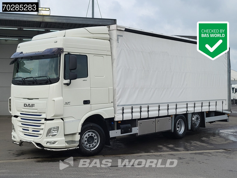 DAF XF 460 6X2 Machine Transporter hydraulic ramp Retarder Lift+Lenkasche Euro 6 - Autotransporter LKW: das Bild 3 DAF XF 460 6X2 Machine Transporter hydraulic ramp Retarder Lift+Lenkasche Euro 6 - Autotransporter LKW: das Bild 3