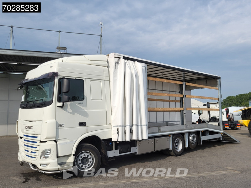 DAF XF 460 6X2 Machine Transporter hydraulic ramp Retarder Lift+Lenkasche Euro 6 - Autotransporter LKW: das Bild 1 DAF XF 460 6X2 Machine Transporter hydraulic ramp Retarder Lift+Lenkasche Euro 6 - Autotransporter LKW: das Bild 1