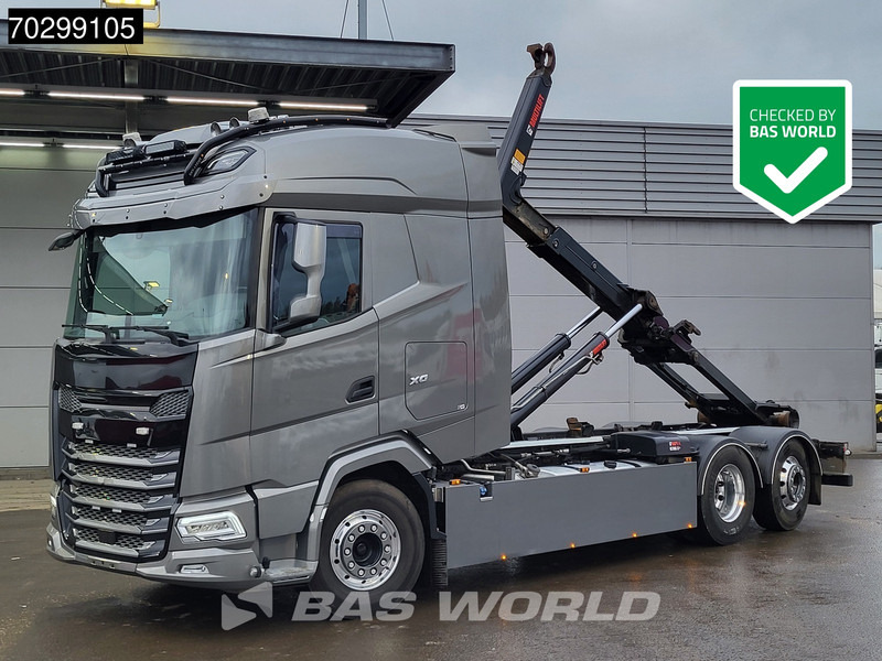 DAF XG 530 6X2 HIAB Multilift ULT21S61-WMITF Lift + Steering Axle Retarder Automatic Euro 6 - Abrollkipper: das Bild 1 DAF XG 530 6X2 HIAB Multilift ULT21S61-WMITF Lift + Steering Axle Retarder Automatic Euro 6 - Abrollkipper: das Bild 1