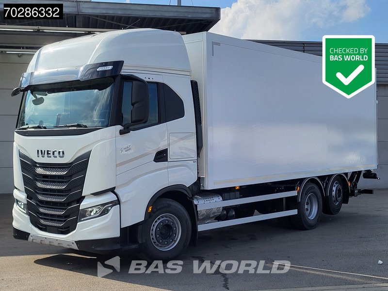 Iveco S-Way 490 6X2 NEW! 2000kg Ladebordwand Retarder Lift+Steering-Axle Navi LED - Koffer LKW: das Bild 1 Iveco S-Way 490 6X2 NEW! 2000kg Ladebordwand Retarder Lift+Steering-Axle Navi LED - Koffer LKW: das Bild 1
