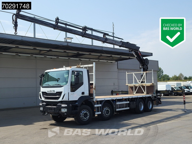 Iveco Trakker 410 8X4 HIAB 211 EP-4 HIDUO Crane Steelsuspension Euro 6 - Pritsche LKW, Autokran: das Bild 1 Iveco Trakker 410 8X4 HIAB 211 EP-4 HIDUO Crane Steelsuspension Euro 6 - Pritsche LKW, Autokran: das Bild 1
