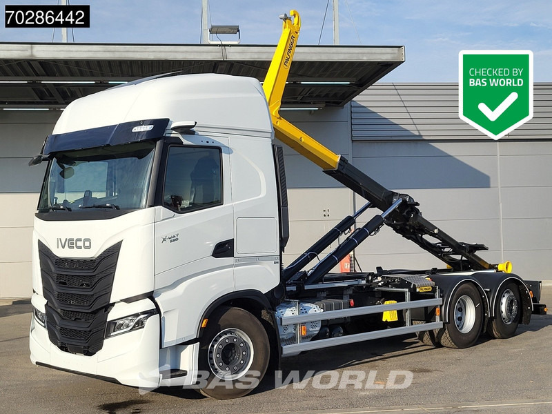 Iveco X-Way 580 6X2 NEW Palfinger PHT20SLD5 Hooklift Lift+steering Axle Automatic Navi ACC LED - Abrollkipper: das Bild 1 Iveco X-Way 580 6X2 NEW Palfinger PHT20SLD5 Hooklift Lift+steering Axle Automatic Navi ACC LED - Abrollkipper: das Bild 1