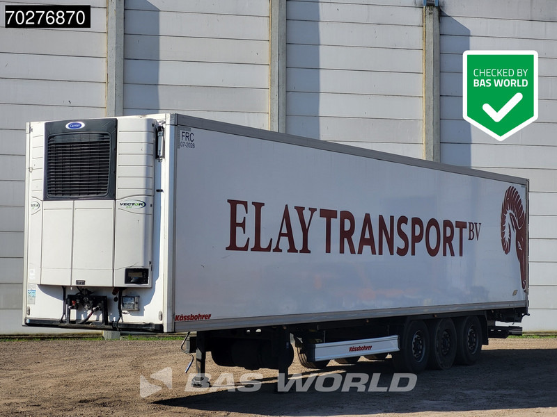 Kässbohrer Carrier Vector 1550 Tailgate TÜV 06/25 Liftachse LBW BPW - Kühlkoffer Auflieger: das Bild 1 Kässbohrer Carrier Vector 1550 Tailgate TÜV 06/25 Liftachse LBW BPW - Kühlkoffer Auflieger: das Bild 1