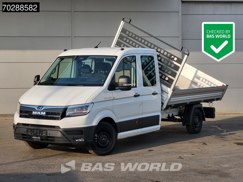 MAN TGE 3.180 Driezijdige Kipper Automaat Dubbel Cabine 2025 Facelift 180PK Trekhaak LED Navi ACC Airco Cruise Euro6 Kipper Tippe Benne Kieper - Kipper Transporter: das Bild 1 MAN TGE 3.180 Driezijdige Kipper Automaat Dubbel Cabine 2025 Facelift 180PK Trekhaak LED Navi ACC Airco Cruise Euro6 Kipper Tippe Benne Kieper - Kipper Transporter: das Bild 1