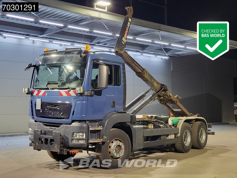 MAN TGS 26.400 6X4 Hiab XR21S56 Containersystem Automatic Euro 5 - Abrollkipper: das Bild 1 MAN TGS 26.400 6X4 Hiab XR21S56 Containersystem Automatic Euro 5 - Abrollkipper: das Bild 1