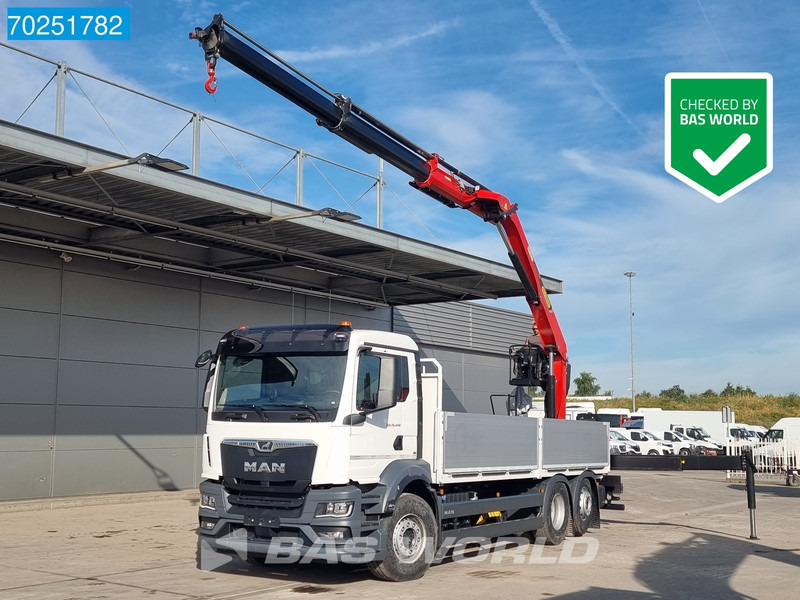 MAN TGS 26.440 6X2 NEW NL-Truck Palfinger PK 20.501 L TEC3 Kran Crane Baustoff Euro 6 - Pritsche LKW, Autokran: das Bild 1 MAN TGS 26.440 6X2 NEW NL-Truck Palfinger PK 20.501 L TEC3 Kran Crane Baustoff Euro 6 - Pritsche LKW, Autokran: das Bild 1
