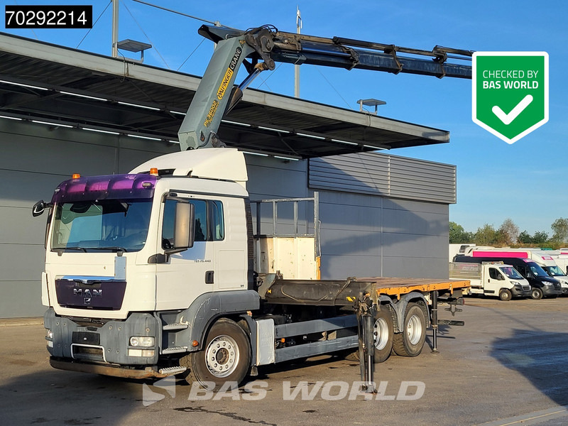 MAN TGS 26.440 6X4 Palfinger PK36002 Crane Retarder Steelsuspension Manual - Pritsche LKW, Autokran: das Bild 1 MAN TGS 26.440 6X4 Palfinger PK36002 Crane Retarder Steelsuspension Manual - Pritsche LKW, Autokran: das Bild 1